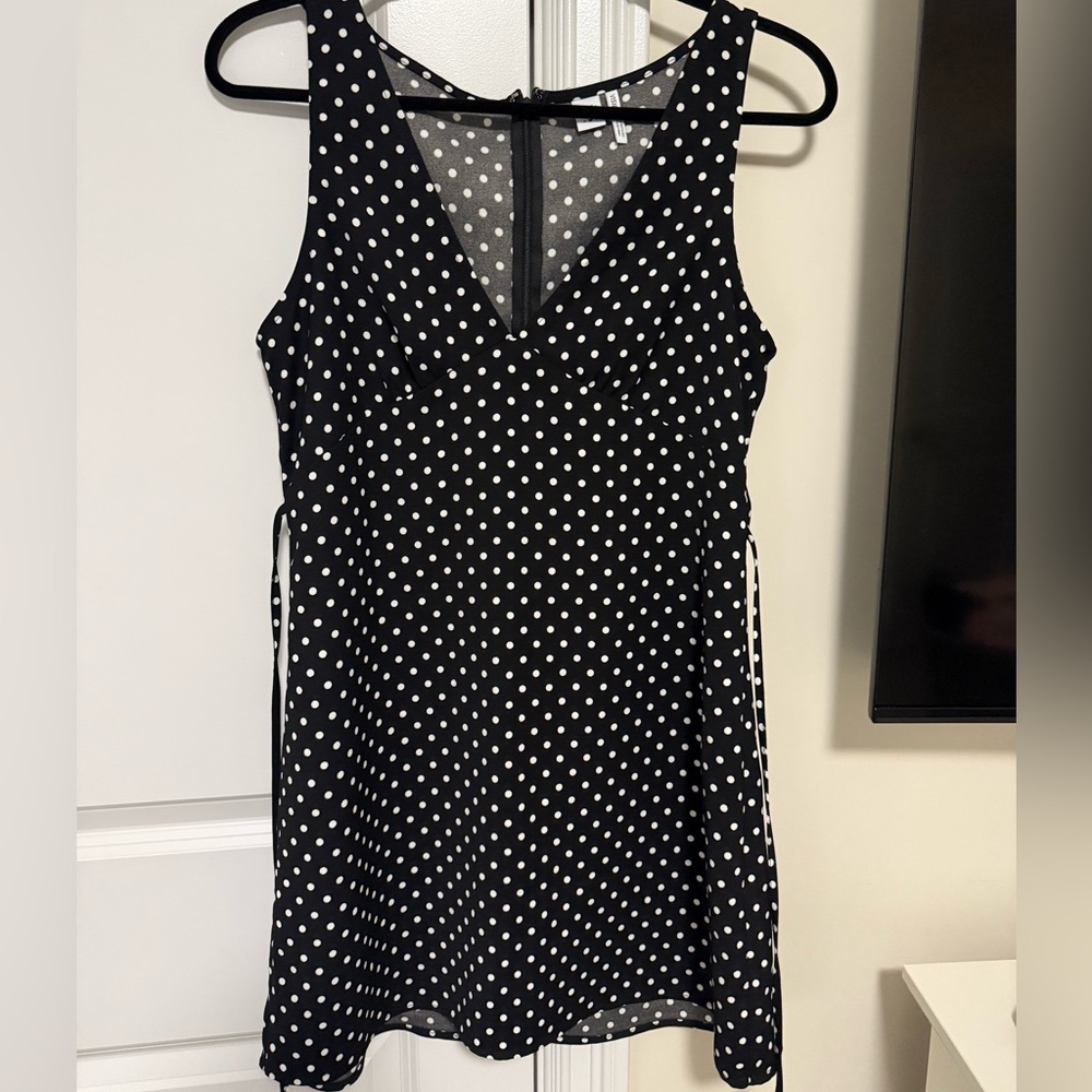 Black polka dot Dress